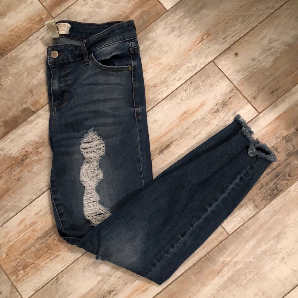 ALTAR’D STATE Ripped, Frayed Jeans